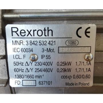 Rexroth Singapore china Drehstrommotor 3 842 532 421 Drehstrommotor 3~Motor