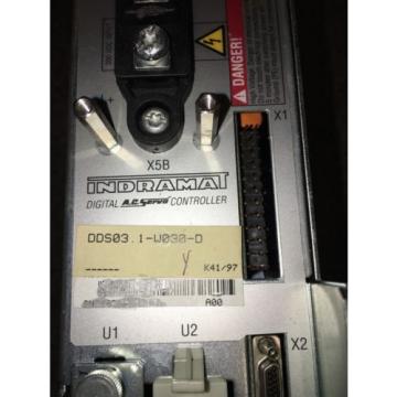 REXROTH Australia France INDRAMAT DDS03.1-W030 AC SERVO CONTROLLER