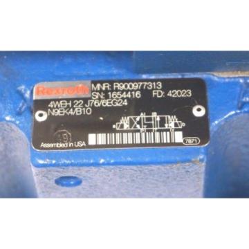 NEW Japan Korea REXROTH 4WEH 22 J7X/6EG24N9EK4/B10 VALVE R900977313 W/ R900548271