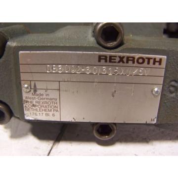 NEW Greece Australia REXROTH HYDRAULIC VALVE DB30G2-30/315XU/5V  REXROTH  DB30G2