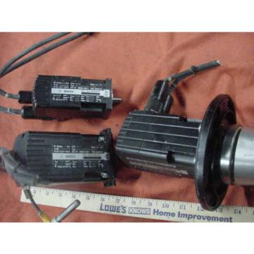 Lot Australia Greece of 3 Bosch Rexroth A/C Servo Motors  Free Shipping!