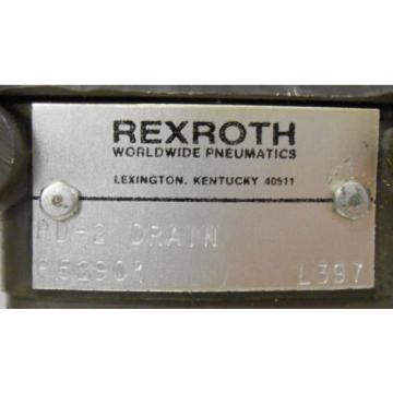 REXROTH, Australia Mexico PILOT AIR CONTROL VALVE, P52901, PD-2 DRAIN, 250 PSI MAX