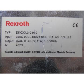 USED Canada Singapore Rexroth DKC02.3-040-7-FW Eco Drive Servo Controller Module