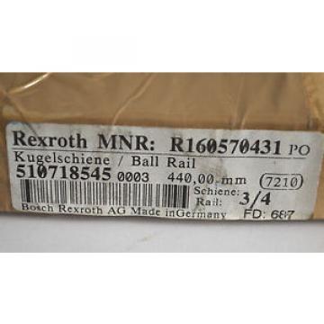 Bosch Greece Germany Rexroth Linearführung R16057031 440,00mm Kugelschiene NEU OVP