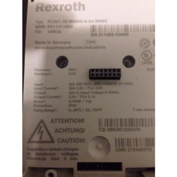 Indramat Japan Greece Rexroth FCS01.1E-W0005-A-04-NNBV Drive