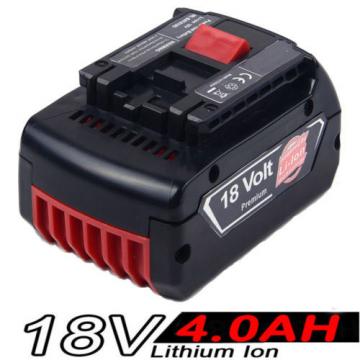 18V 4.0AH Li-ion Battery For Bosch BAT609 BAT618 17618 25618-01 2 607 336 091