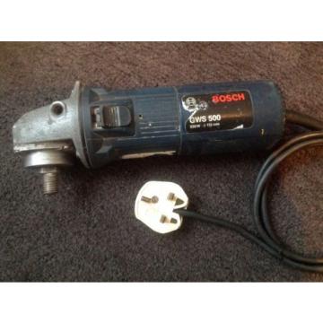 Bosch GWS 500 Angle Grinder 230V 550W Working Missing Lock Nuts &amp; Guard