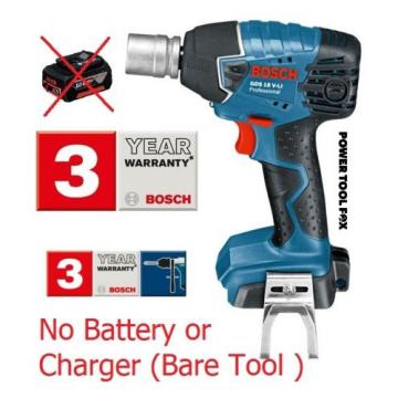 Bosch GDS 18 -Li Cordless Impact WRENCH (Bare Tool) 06019A1S01 3165140508322