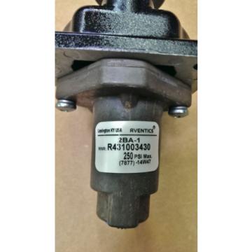 Rexroth Greece India 2-BA-1 Push Button Operated 1/4&#034; Pneumatic Valve R431003430 P54692-6