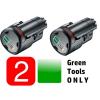 2 GENUINE BOSCH 10,8V 2.0a BATTERY Li-ION(GREEN TOOL) 1600A0049P 3165140808804 # #1 small image