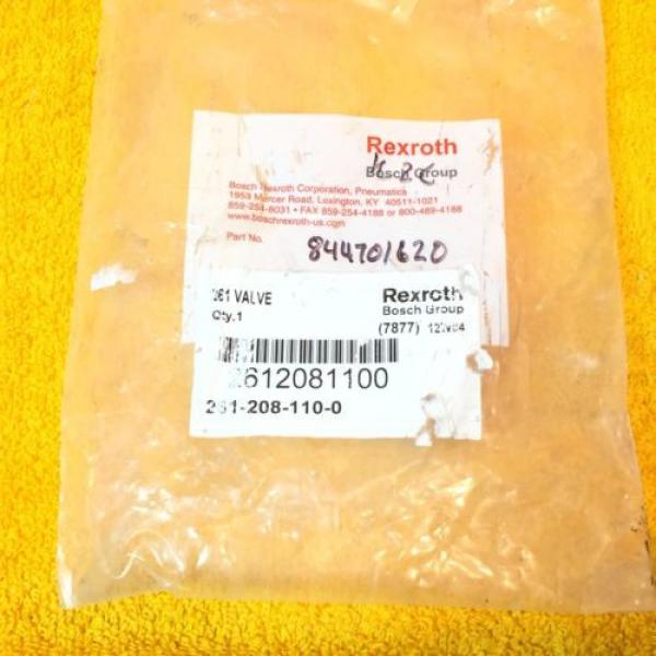 ***NEW*** Canada France REXROTH BOSCH 261-208-110-0 PNEUMATIC SOLENOID VALVE 10 BAR  12 W04 #2 image