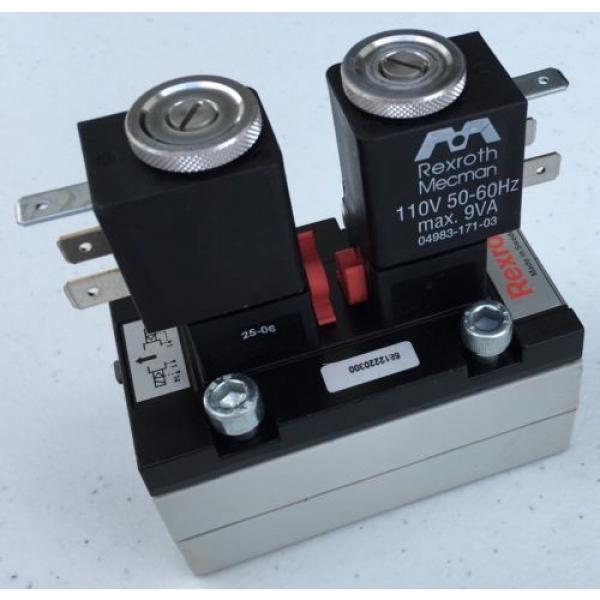 5812220300 Australia Australia 581-222-030-0 Rexroth Air Valve 5/2 Double Solenoid 110VAC ISO2 #1 image