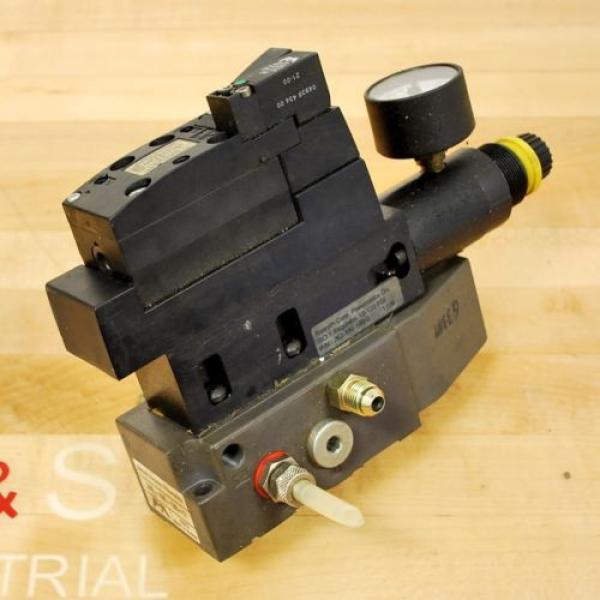 Rexroth China Dutch 2611-0-9110-1 Pneumatic Valve, 24 VDC 2W Coil, Valve &amp; Block - USED #1 image