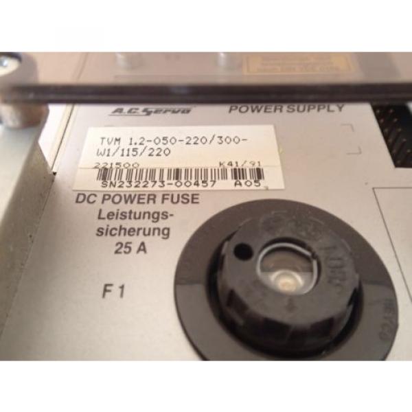 WARRANTY China Mexico REXROTH INDRAMAT SERVO TVM 1.2-050-220/300-W1/115/220 POWER SUPPLY UNIT #4 image