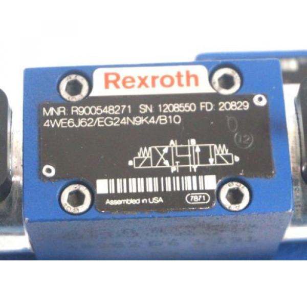 NEW Japan Korea REXROTH 4WEH 22 J7X/6EG24N9EK4/B10 VALVE R900977313 W/ R900548271 #4 image