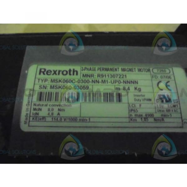 REXROTH China Dutch MSK060C-0300-NN-M1-UP0-NNNN SERVO MOTOR *NEW NO BOX* #1 image