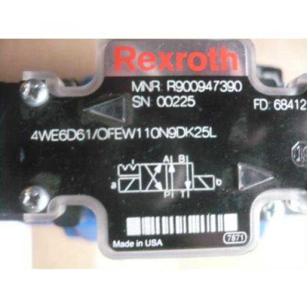 New Australia Russia Rexroth R978912400 H-4WEH25HD64/OF6EW110N9ETDK25L Valve #5 image