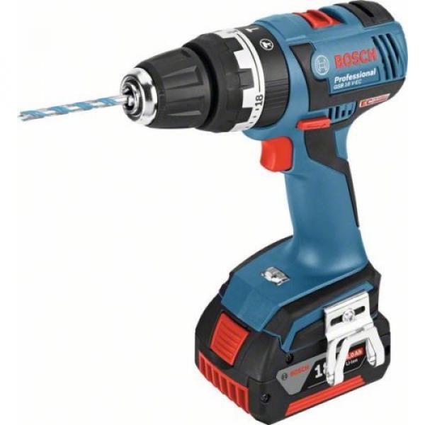 4.0ah Bosch GSB 18 V-Li DS Pro L-Boxx Cordless Li Combi 060186717E 3165140726245 #2 image