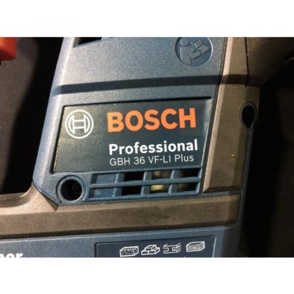 BOSCH GBH 36VF-LI PLUS 36V 4.0Ah LI-ION CORDLESS SDS-PLUS ROTARY HAMMER KIT #6 image