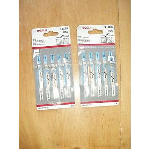 2 packets of Bosch T118B HSS metal jigsaw blades (10 blades) #1 image