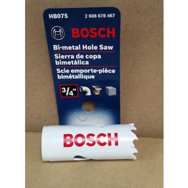 BOSCH BI-METAL HOLE SAW 3/4&#034; HB075 #1 image