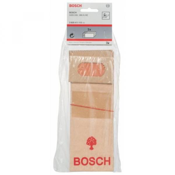 BOSCH DUST BAGS (3) for Orbital Sanders GSS 230 280A/AE 2605411113 3165140111928 #2 image