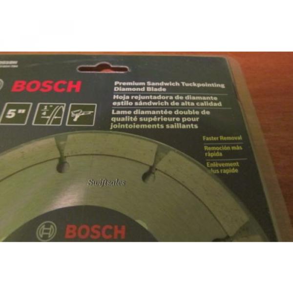 Bosch DD510H 5&#034; Premium Sandwich Tuckpointing Diamond Grinder Blade - New Sealed #2 image