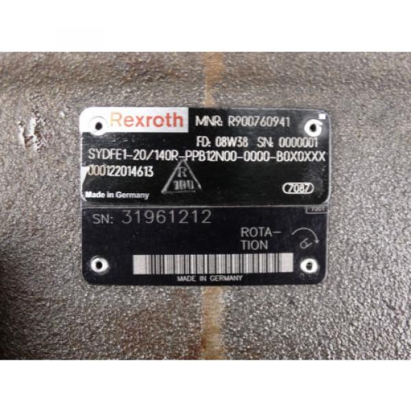 Rexroth Egypt Dutch Bosch hydraulic pump  SYDFE1-20/140R-PPB12N00-0000-B0X0XXX / R900760941 #2 image