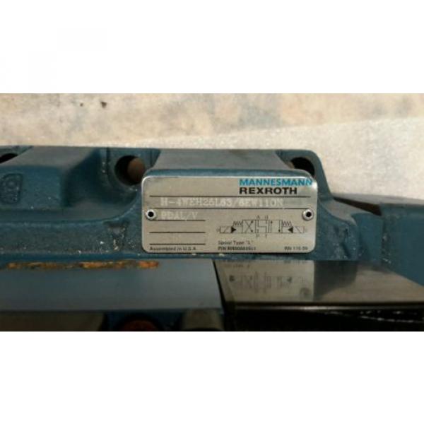 MANNESMANN USA Mexico REXROTH 4WE6J61/EW110N9DAL/V H-4WEH25L63/6EW110N DIRECTIONAL VALVE #3 image