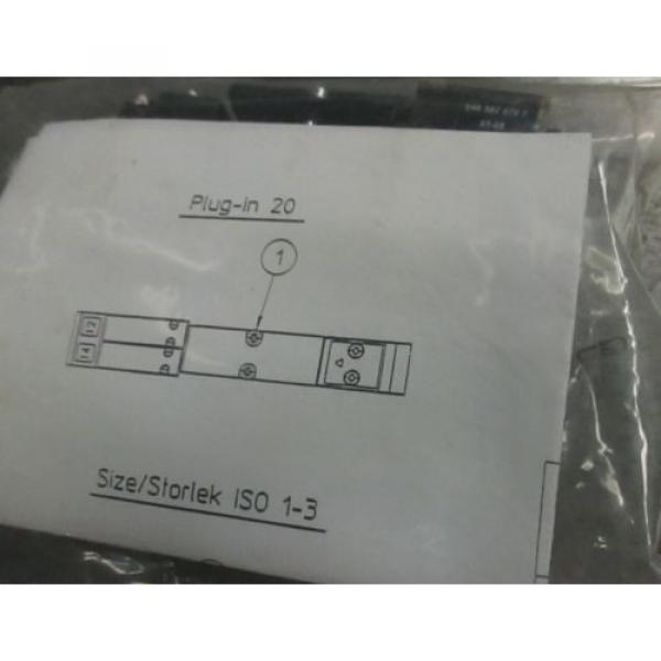 NEW Dutch Egypt  UNUSED REXROTH BOSCH Group 261-009-120-0 PNEUMATIC Double VALVE 24VDC #2 image