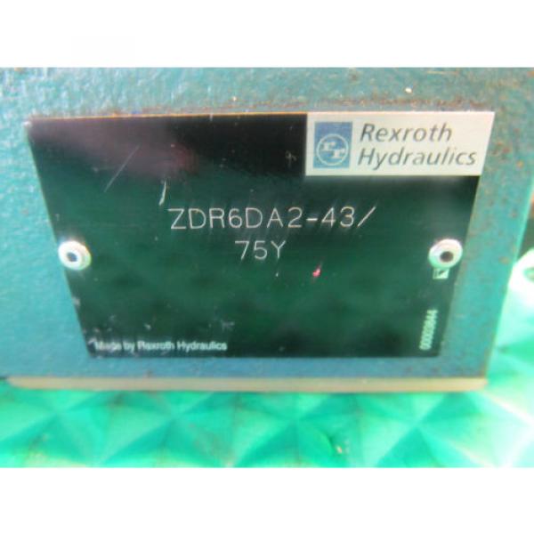 Rexroth Canada Singapore Valve ZDR6DA2-43/75Y #3 image