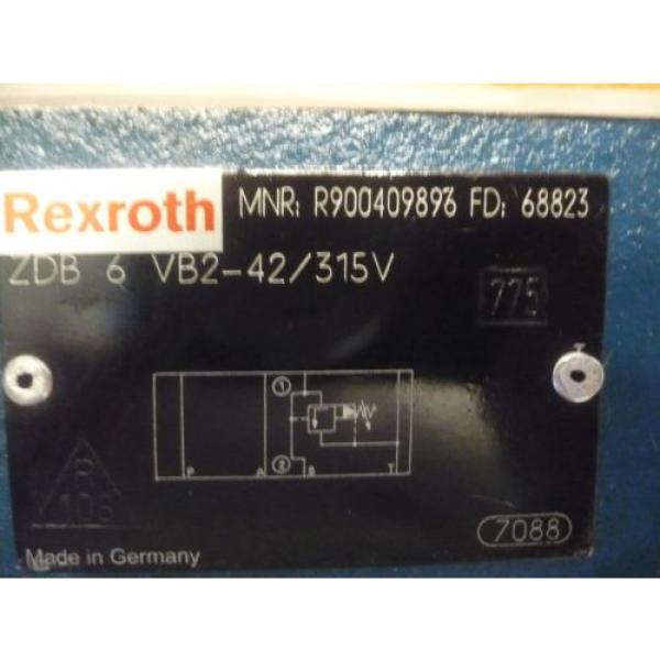 New Italy Egypt Rexroth R900409896 ZDB 6 VB2-42/315V ZDB6VB2-42/315V Valve #3 image